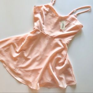 Forever 21 Peach Slip Mini Dress